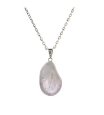 Sterling Silver Amethyst Aura Pendant
