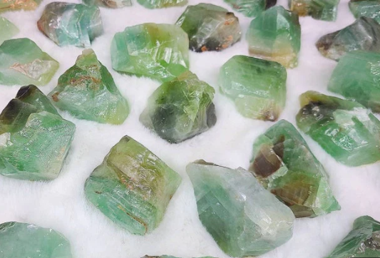 Raw Green Calcite Crystal