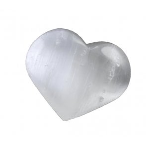Selenite Crystal Heart