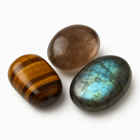 Protection Bundle – Tiger’s Eye, Smoky Quartz & Labradorite
