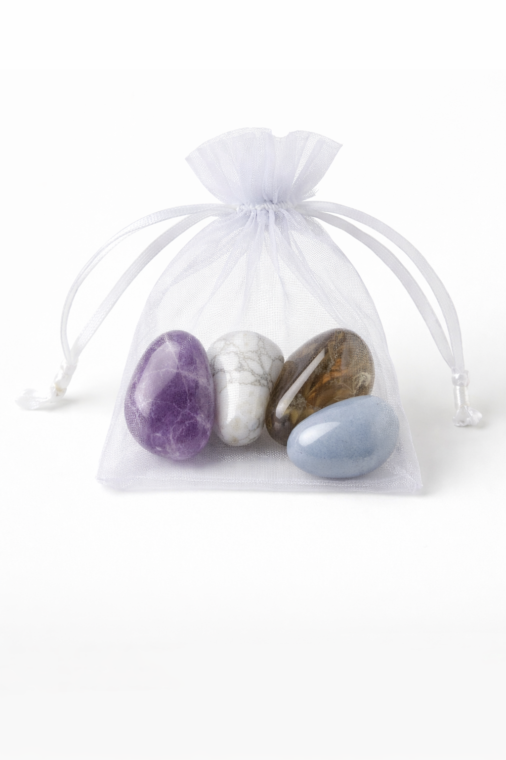 Calming Anxiety Relief Crystal Set for Overthinking & Stress