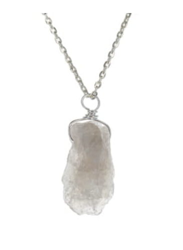 Sterling Silver Smoky Quartz Pendant Necklace